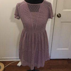 Xhilaration Purple lace dress